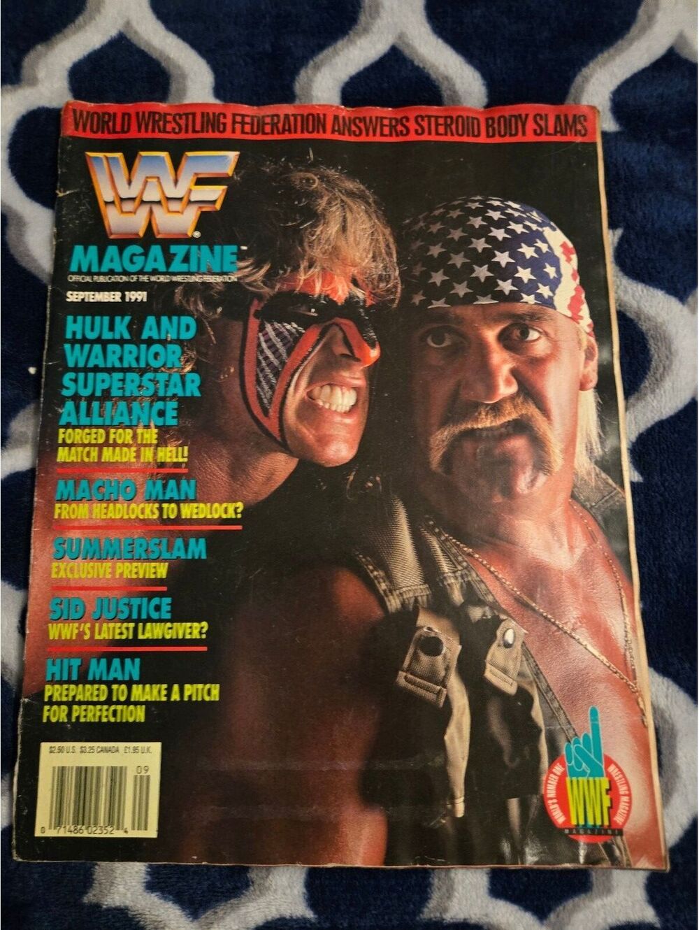 WWF Magazine September 1991 Featuring Hulk Hogan & Ultimate Warrior